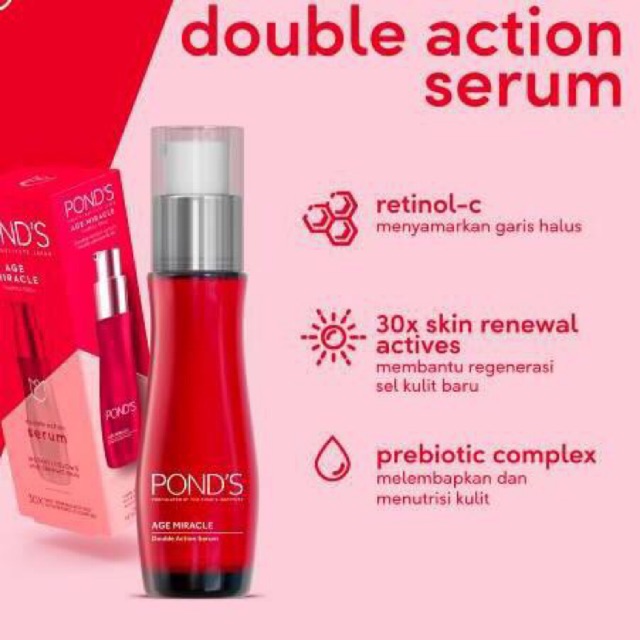 PONDS age miracle youthful glow double action serum