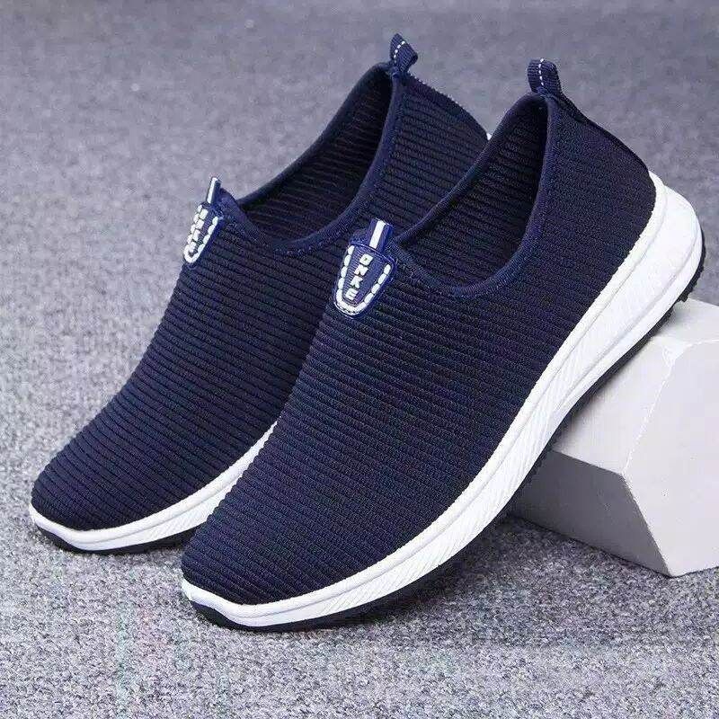 SEPATU SNEAKER SLIP ON POLOS TANPA TALI SEPATU SLIP ON POLOS PRIA/WANITA TERBARU DAN BERKUALITAS