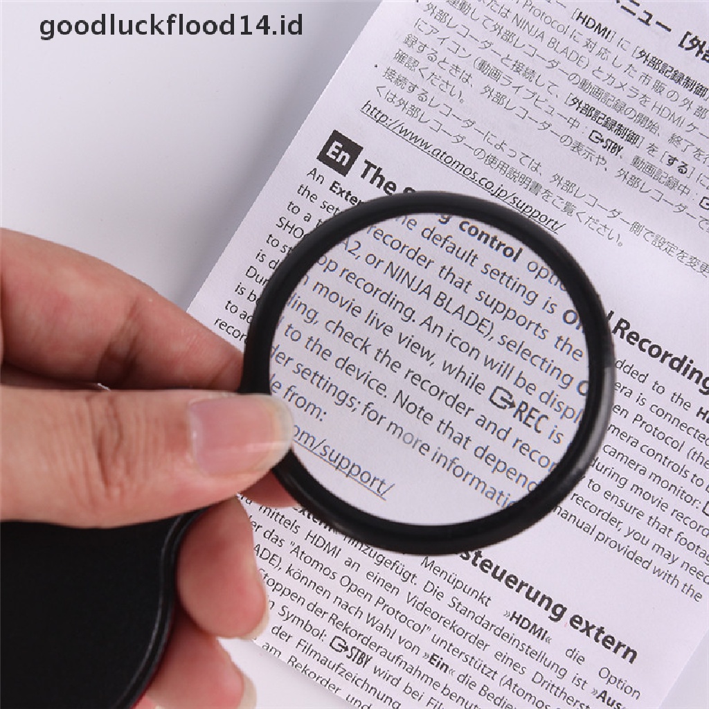 [OOID] Pop Folding 10X Mini Pocket Jewelry Magnifier Magnifying Eye Glass Loupe Lens A+ ID