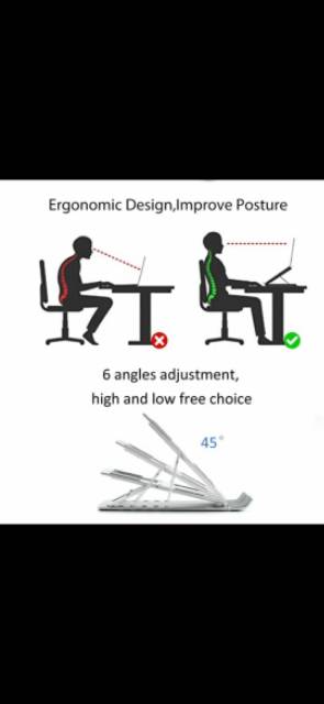 Tatakan laptop (laptop stand)