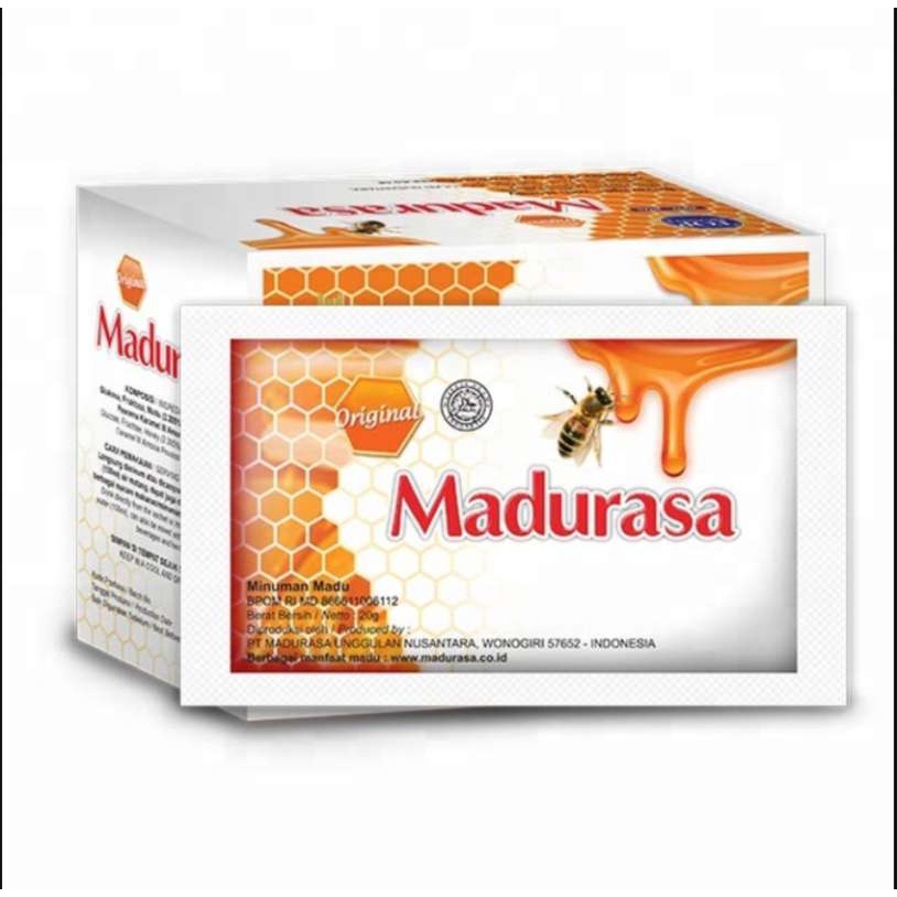 

Madurasa Original Sachet 20ml | Minuman Dengan Madu