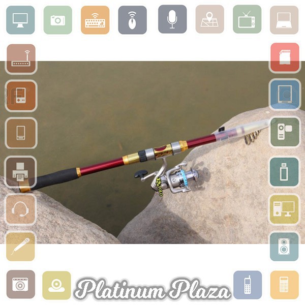 Yuelong Joran Pancing Carbon Fiber Sea Fishing Rod 2.1M/5 - Gray`60XKPN-