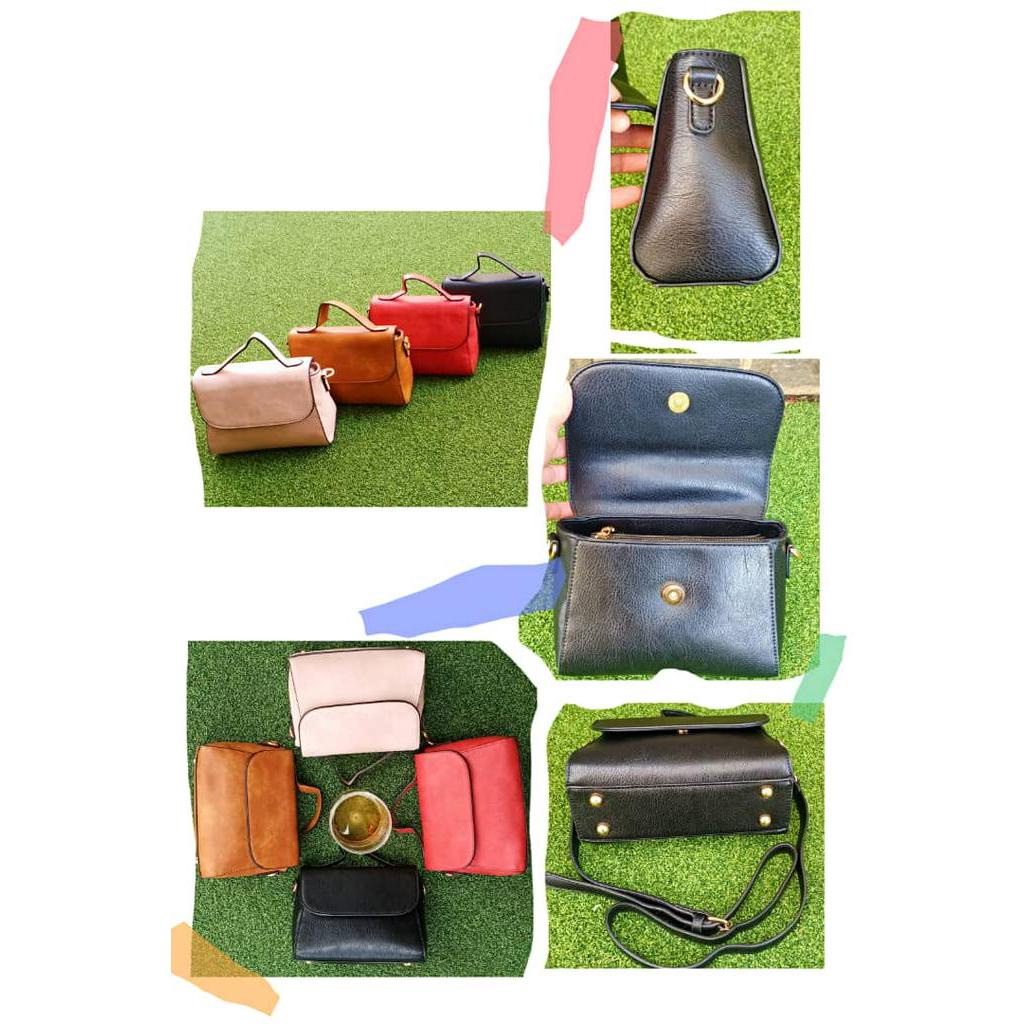 Tas Handbag zraa simple flap magnet free tali panjang fashion style import wanita ( 4warna)#063