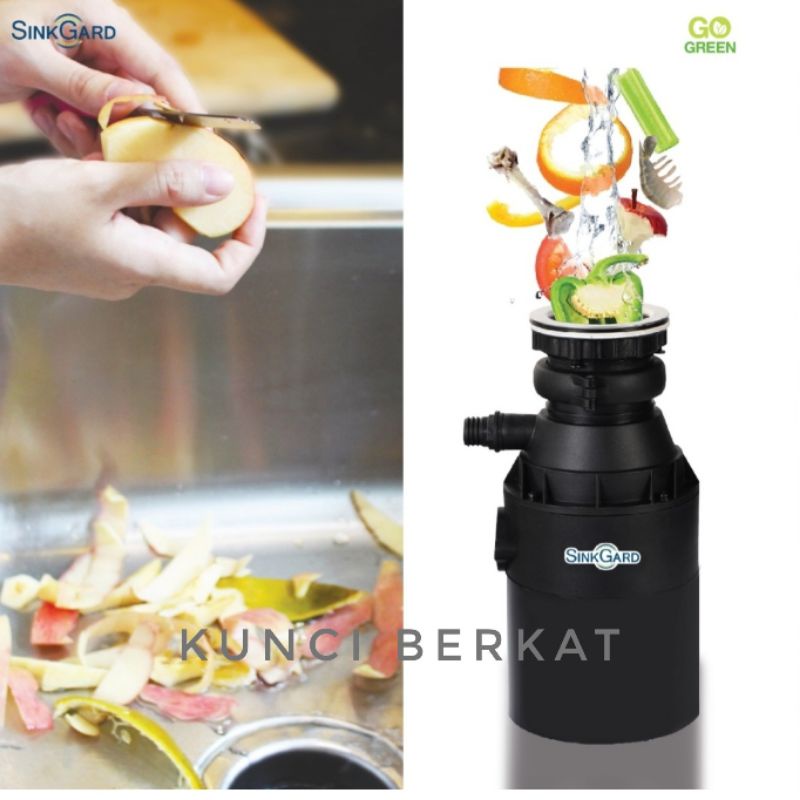 SinkGard Food Waste Disposer Deluxe/Afur Kitchen Sink/Penghancur Sisa Makanan/Sink Gard