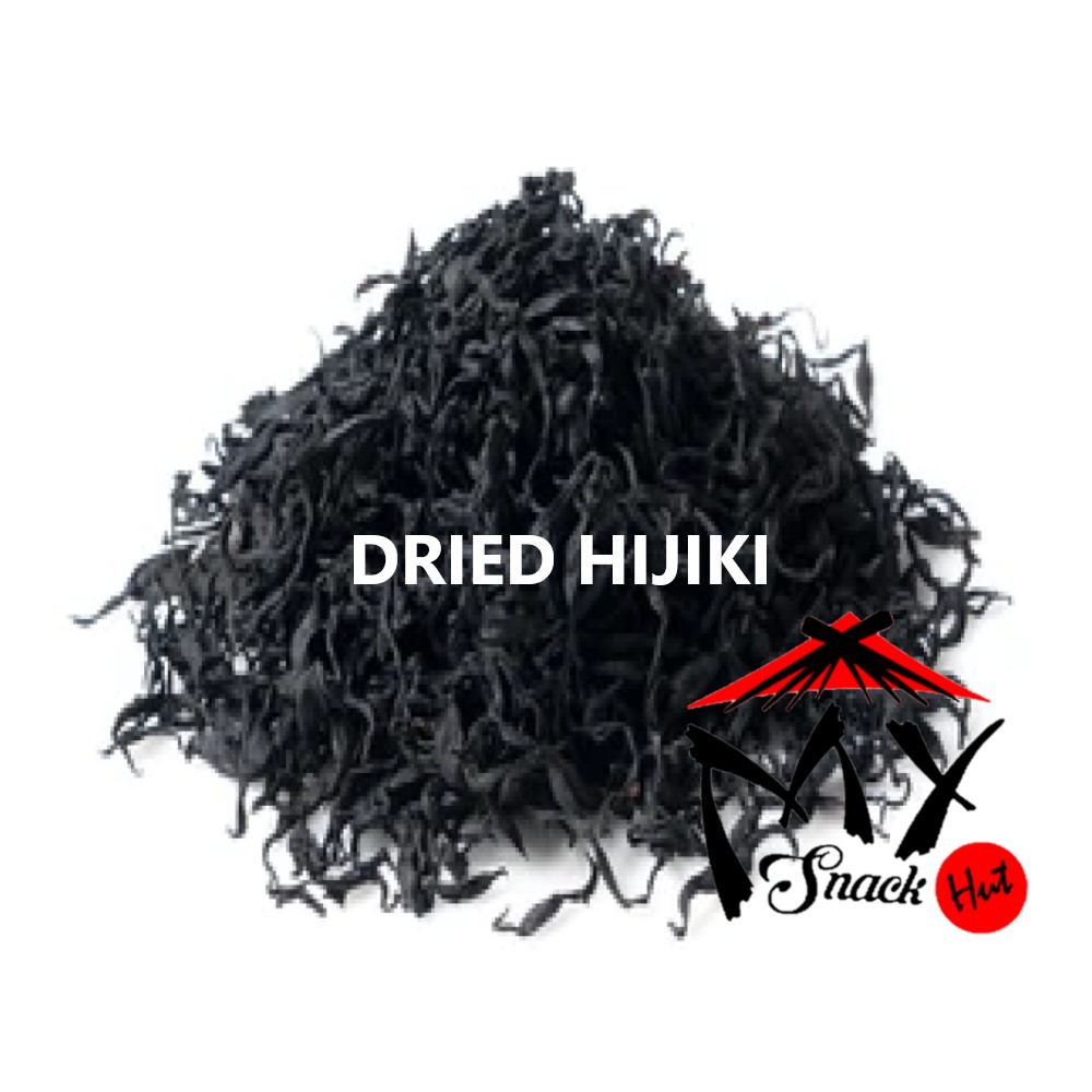 DRIED HIJIKI 10GR - RUMPUT LAUT JEPANG KERING ORGANIK JAPANESE DRY SEAWEED ORGANIC HAND HARVESTED BROWN ALGAE