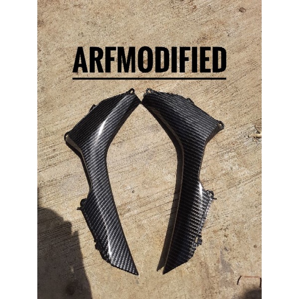 Cover Garnish Vario Carbon Body Samping Carbon Vario 125 Vario 150