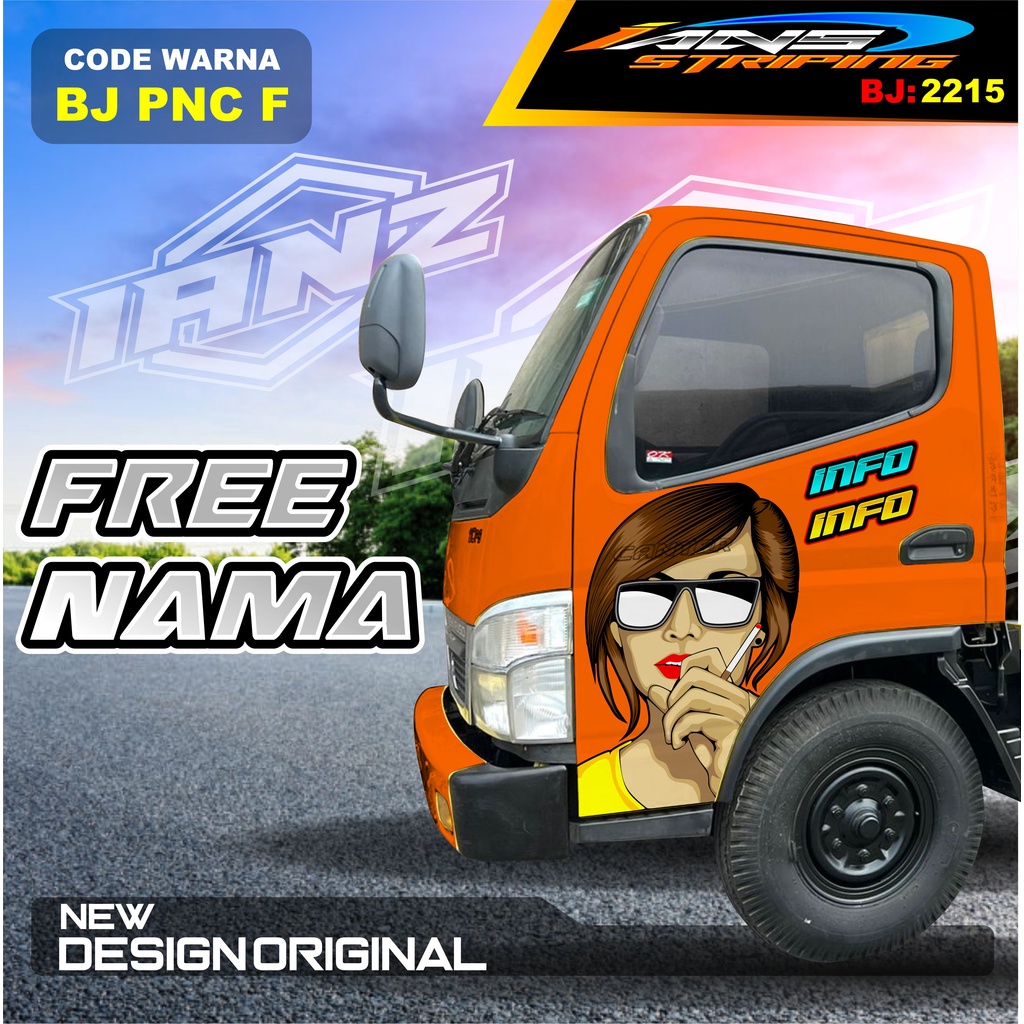 STIKER PINTU TRUK FUSO RAGASA / DECAL PINTU DUMTRUK  / STIKER MOBIL TRUK / STIKER PINTU TRUK KEREN