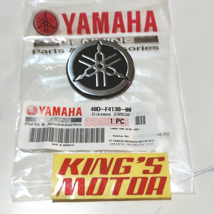 EMBLEM LOGO YAMAHA SAYAP LEXI, AEROX, NMAX, JUPITER MX, KING (40D)