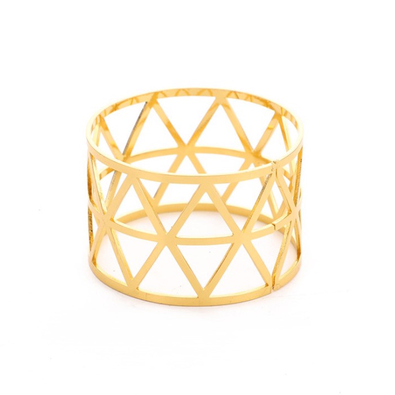 1pc Cincin Serbet Bahan Alloy Untuk Pesta Pernikahan