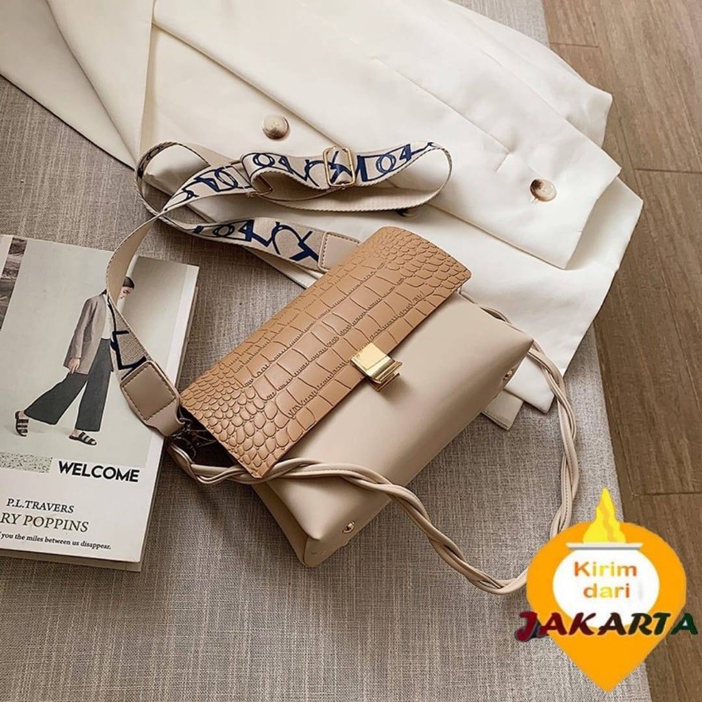 (2PC BISA IKG)GTBI99887121 New Arrival  !!!  Tas Selempang  Tas Wanita Import  Premium Terbaru