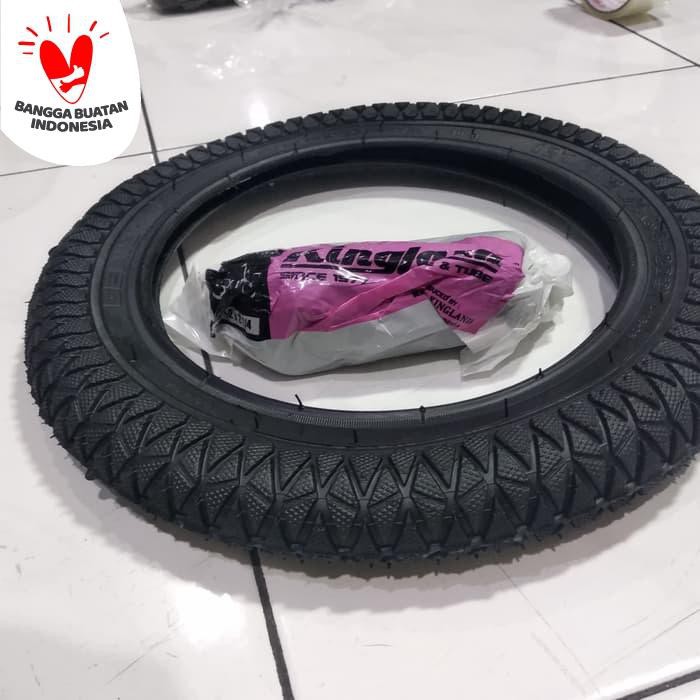 1 SET BAN LUAR GENIO  DALAM KINGLAND 12 SEPEDA KECIL ANAK ANAK