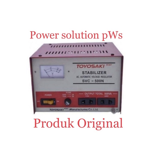 Stabilizer Toyosaki SVC-500N Stavol 500w Avr 500Va Toyosaki SVC 500 N
