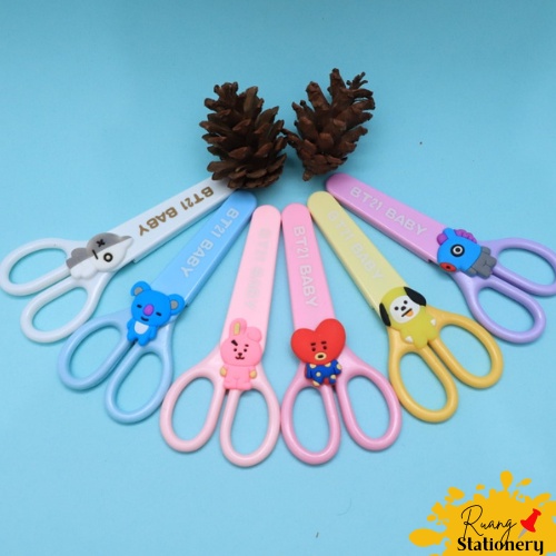 

Gunting / Scissors Seath BT21 Aman Untuk Anak-anak [1 Pcs]
