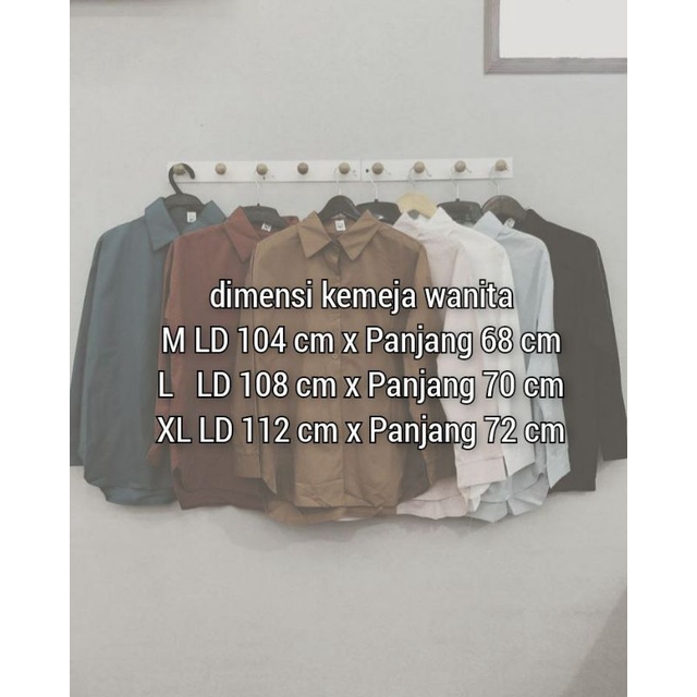 Kemeja lengan panjang cewek