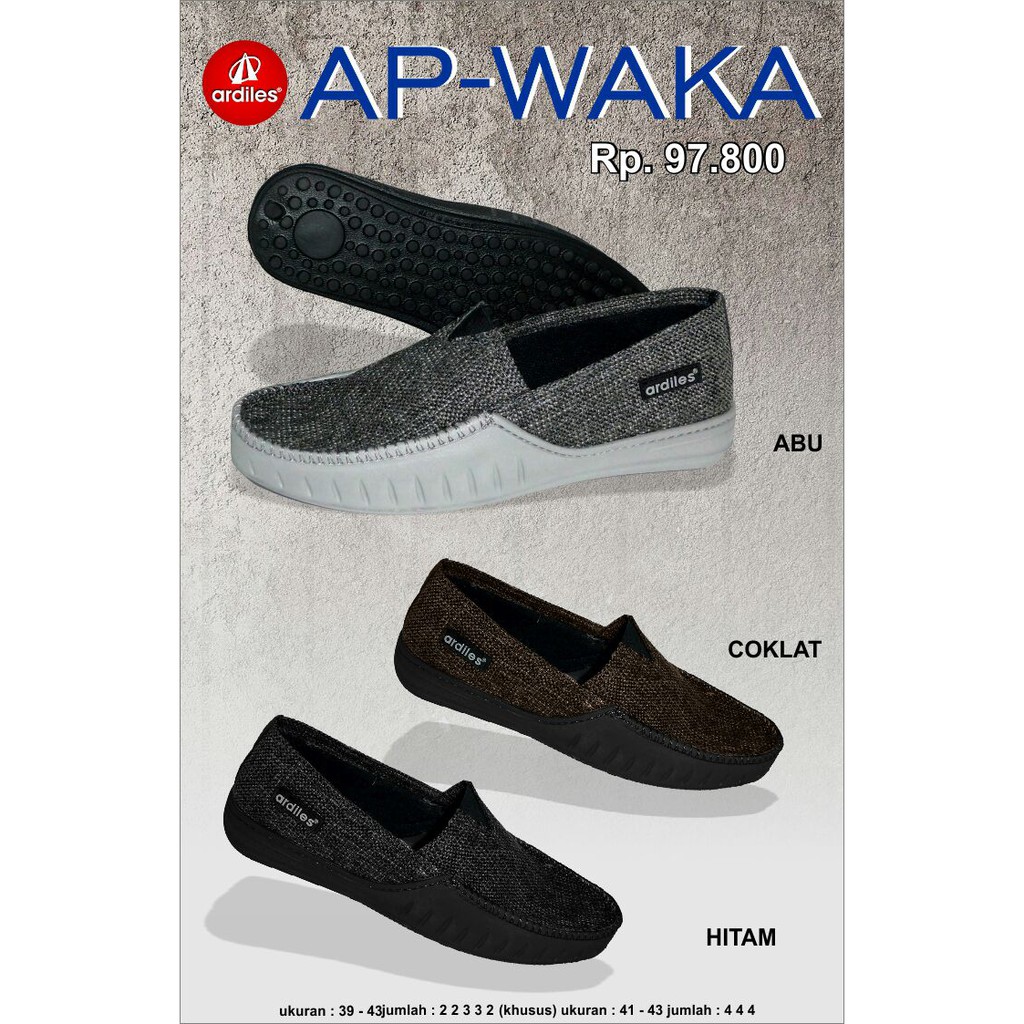  Sepatu  Ardiles  Cowok Ardiles  Waka Coklat Model Kekinian 