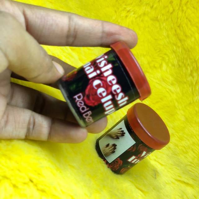 Inai celup VISHEESH warna Red berry