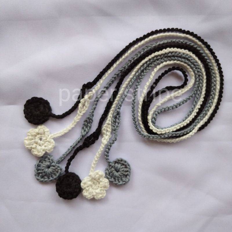 kalung masker rajut strap gantungan masker tali masker kalung masker rajut strap gantungan masker tali masker