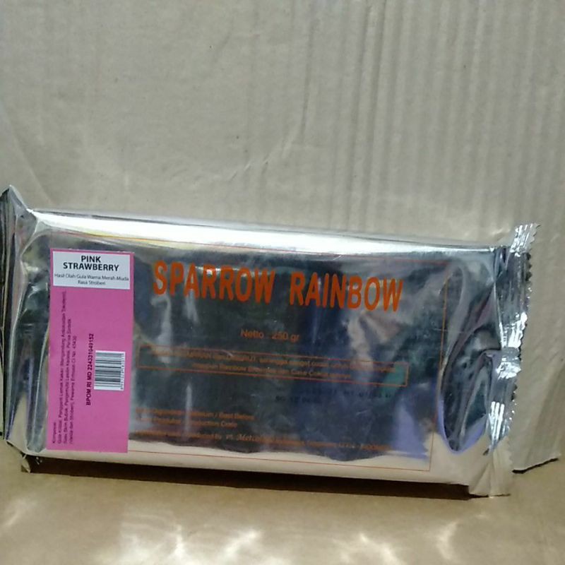 

coklat sparrow rainbow pink strawberry 250g