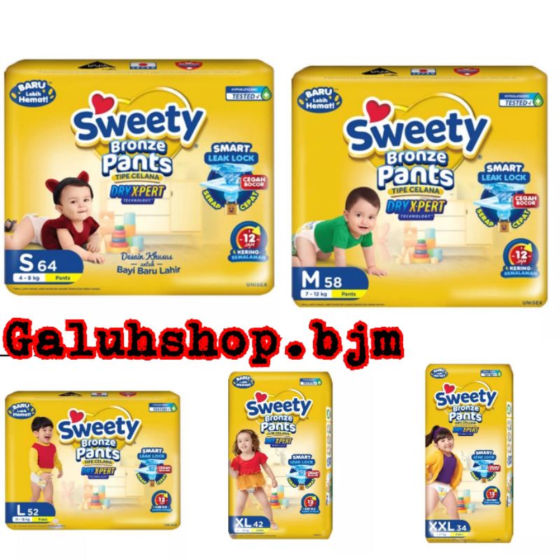 Jual Sweety Bronze Dry Xpert Pants Super Jumbo Size SMLXLXXL