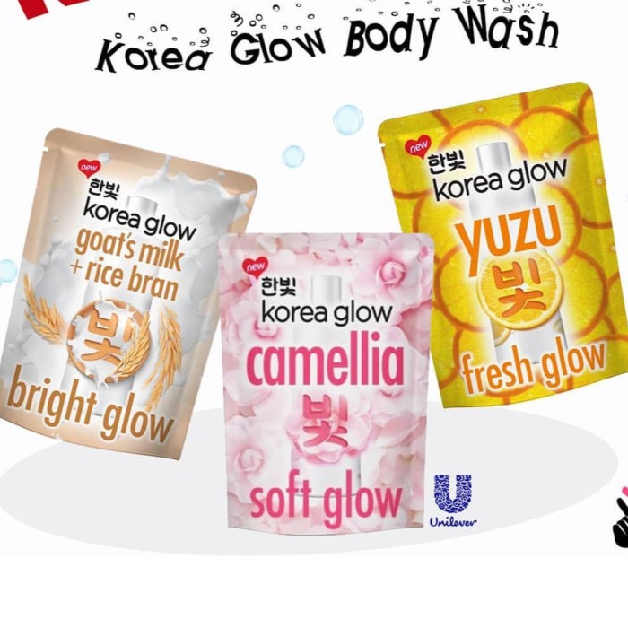 Korea Glow Yuzu Sabun Mandi Cair Refill All Varian 450 ml