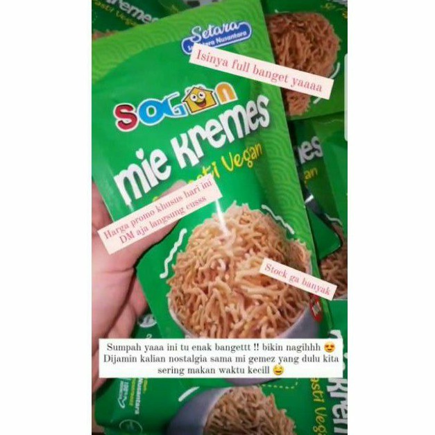 

MIE KREMES SOGAN VEGAN