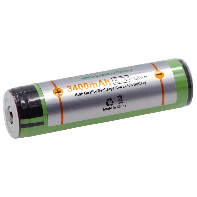 VariCore 18650 Rechargeable Li-ion Battery 3400mAh 3.7V Button Top