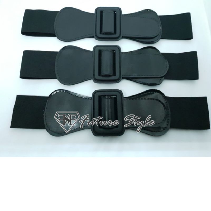 Ikat Pinggang Wanita Karet Fashion Korea Jumbo Gesper Women Belt Untuk Dress Aksesoris Fashion Kekin