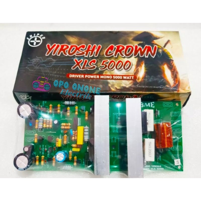 Driver Power Mono 5000 watt  yiroshi yirosi crown xls 5000 BME driver sejuta umat