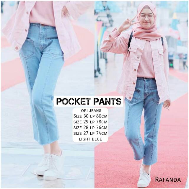 Celana Wanita Pocket Pants Terkini