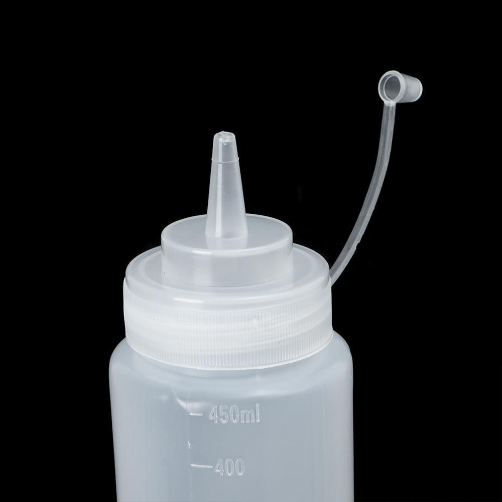 Solighter Squeeze Sauce Bottle Alat Dekorasi Bumbu Plastik Storage Tank Condiment Botol Pencet