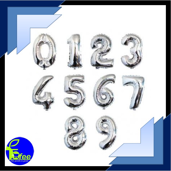 [IMPORT] - Balon Huruf &amp; Angka Foil 25gr