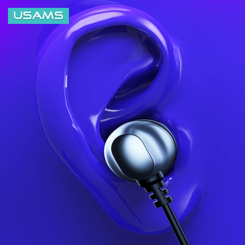 USAMS EP36 Headset Earphone With Mic Jack Audio 3.5mm