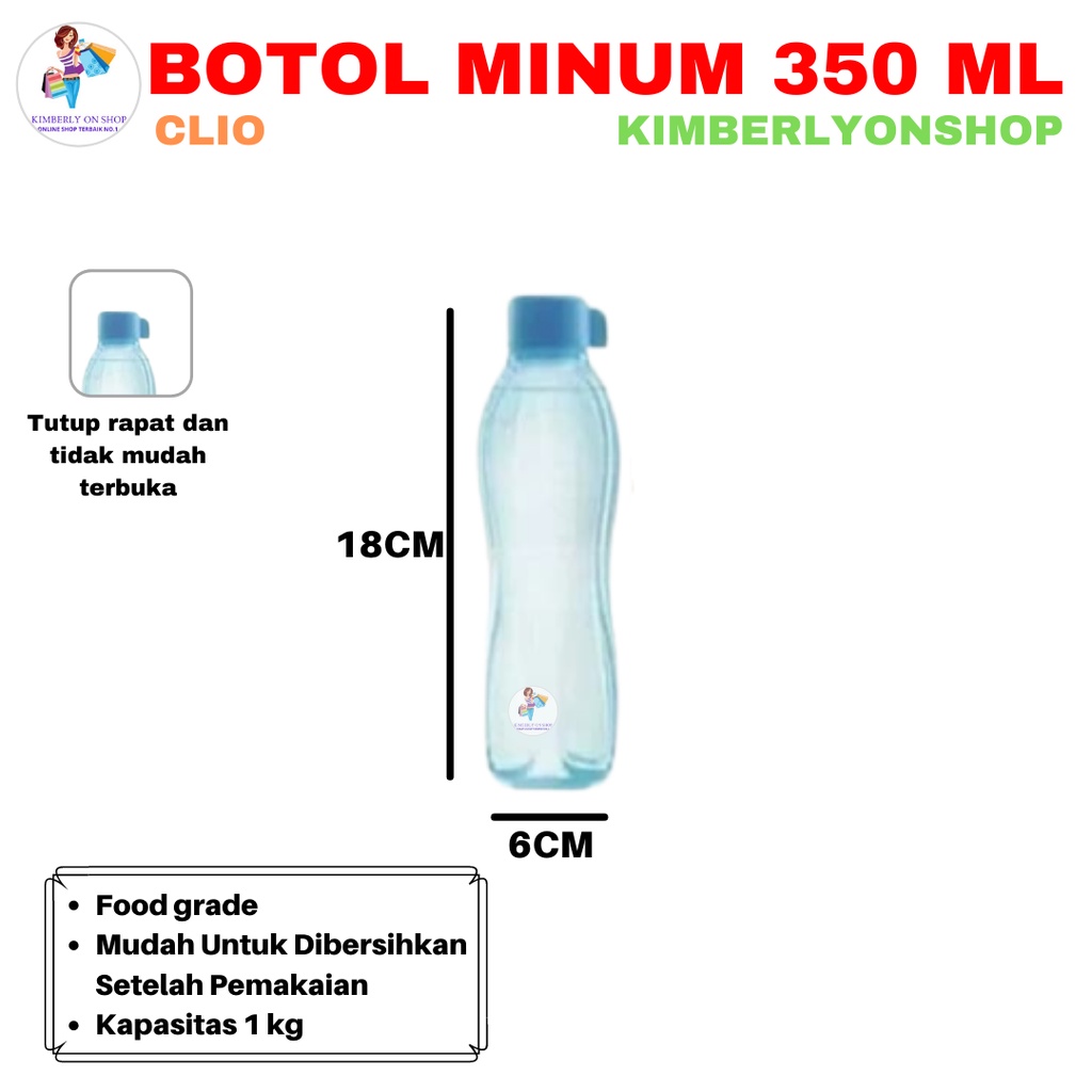 Botol minum 350 ml Botol minum plastik  Botol minum anak Souvenir