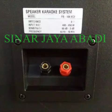 SPEAKER PASIF 10 INCH LINKMASTER PA 106 XC2