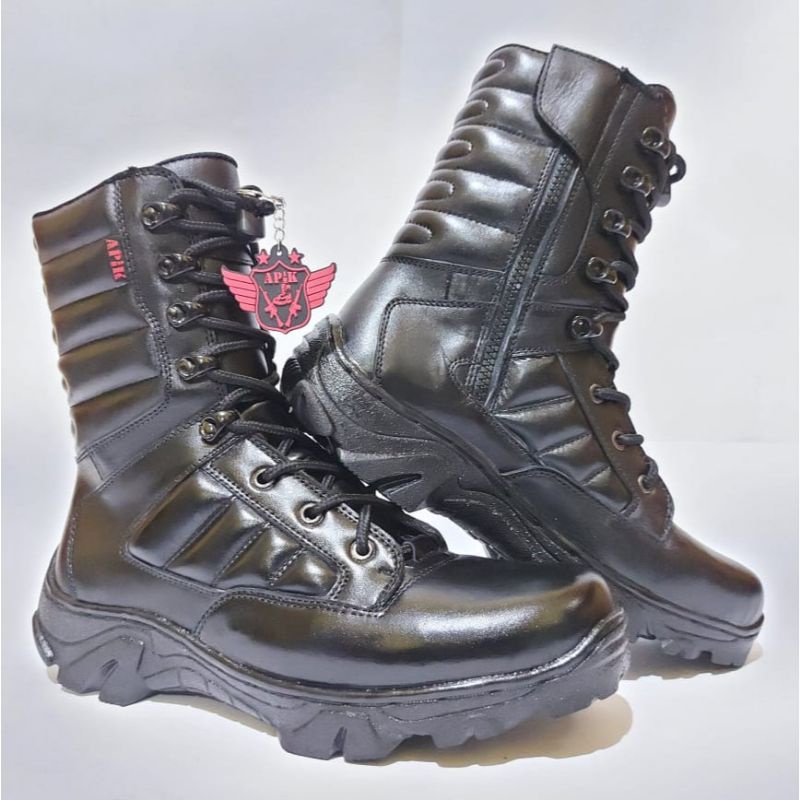 SEPATU PDL PASKHAS APIK KULIT SAPI ASLI SEPATU PDL TNI POLRI SCURITY