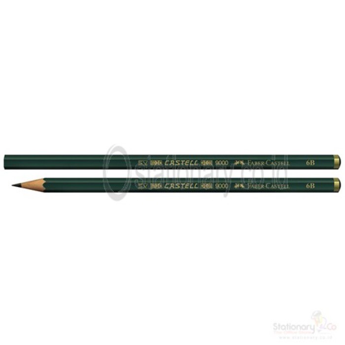 

Pensil Faber Castell 9000 6B