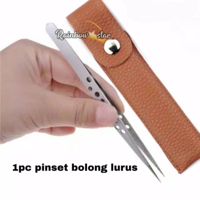 Pinset Bolong Nagaraku / Tweezer Russian Volume Eyelash Extension