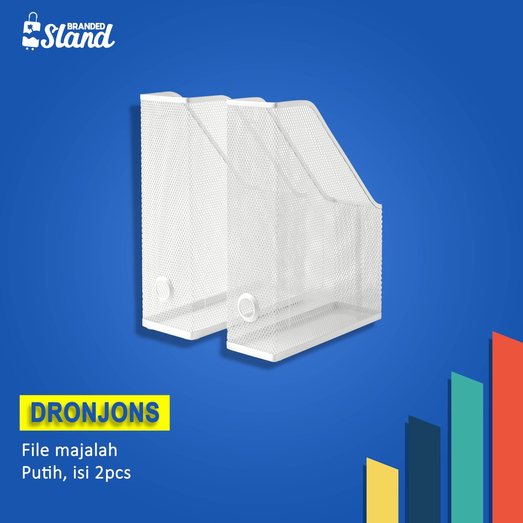 

[B.ISLAND] DRNJNS File majalah / surat / map, penyimpanan file, putih 2-pcs