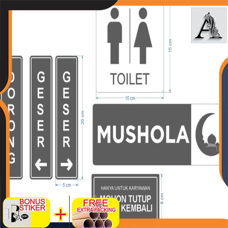 

Murah Custom sign toilet