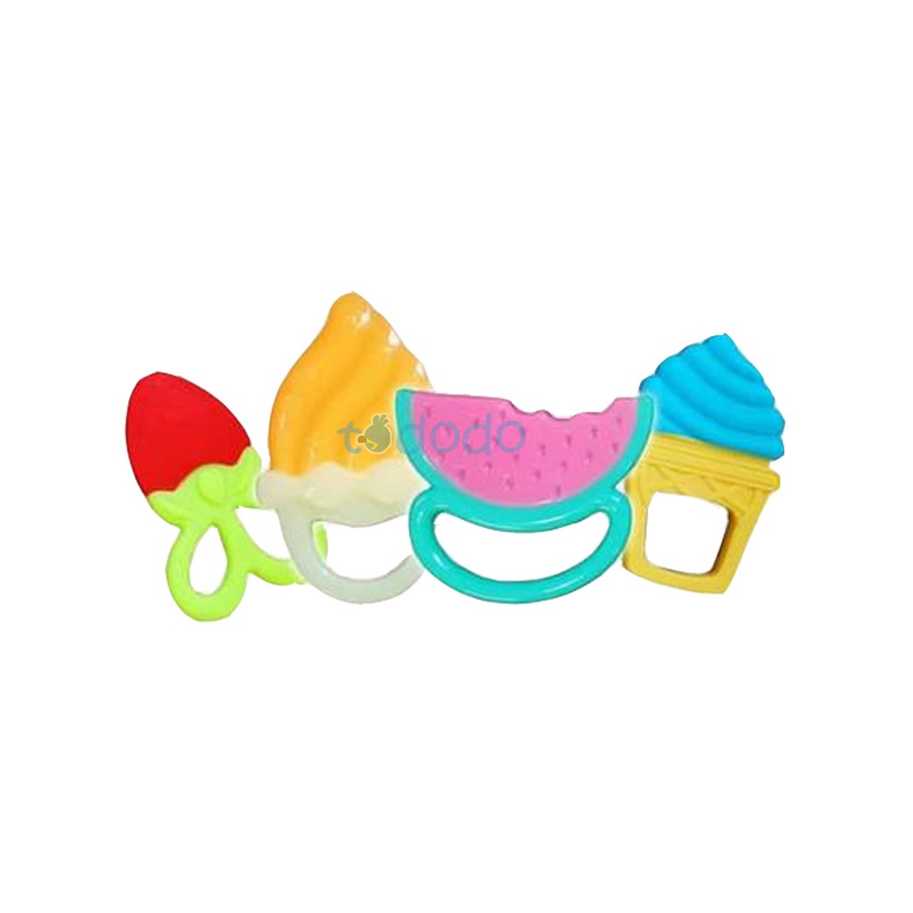 Dodo Silicone Teether fancy Series / Gigitan Bayi 4+ month Bpa Free