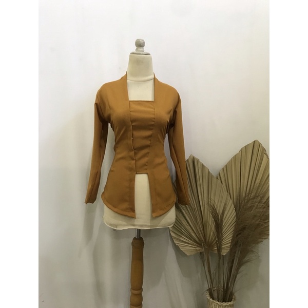 Kebaya bali mostcref bed lengan panjang-Tembaga