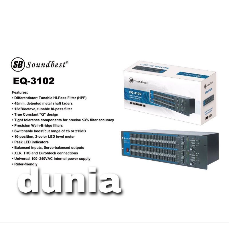 Equaliser Soundbest EQ 3102 Original