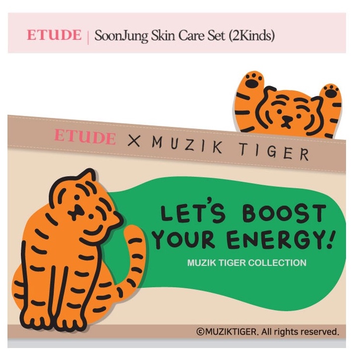 ETUDE HOUSE Tiger Energy Soon Jung Skin Care Set 5items [ETUDE x MUZIK TIGER]