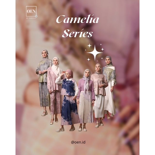 Camelia Series / Rok Plisket / Setelan Plisket / Setelan Wanita / Celana Plisket / Celana Kulot / Bl