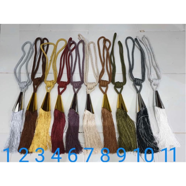 PREMIUM TASSEL TALI IKATAN GORDEN HORDEN HORDENG GORDYN (HARGA SATUAN)