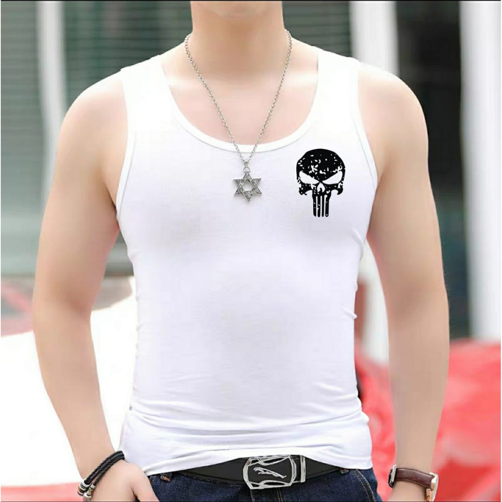 Bisa COD / Singlet PUNISHER - Asgard777 / singlet keren / kaos dalam pria