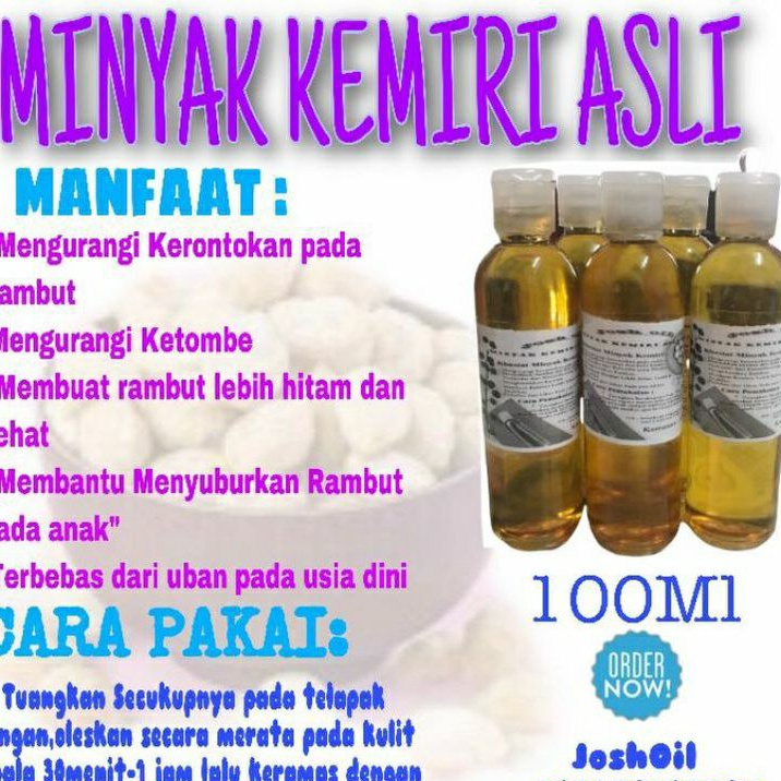 Jual Minyak Kemiri Asli 100% Home Made Kualitas Baik. | Shopee Indonesia