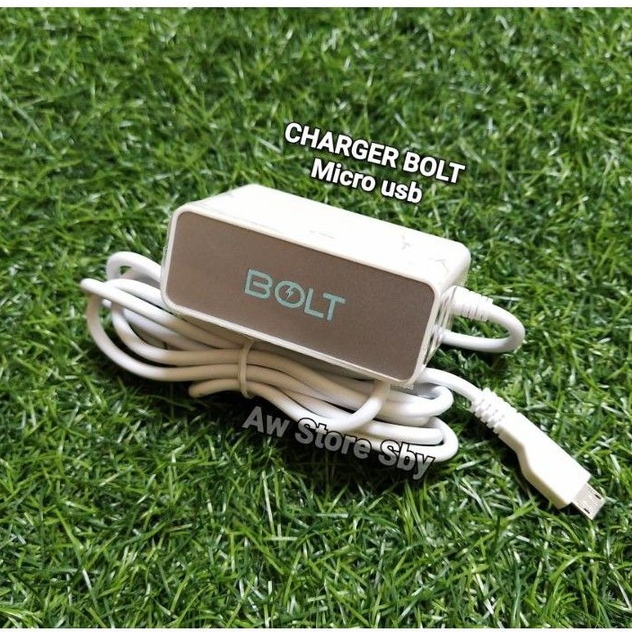 (BOLT) CHARGER MICRO USB 2.1A DUAL USB POWER ADAPTER FAST CHARGER BOLT