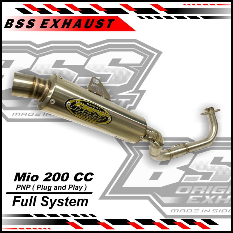 Knalpot BSS Mio 200cc Original BSS