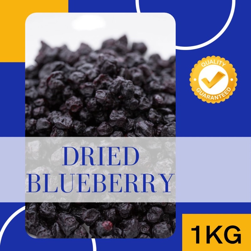 Dried Blueberry 1KG / Blueberry Kering 1kg